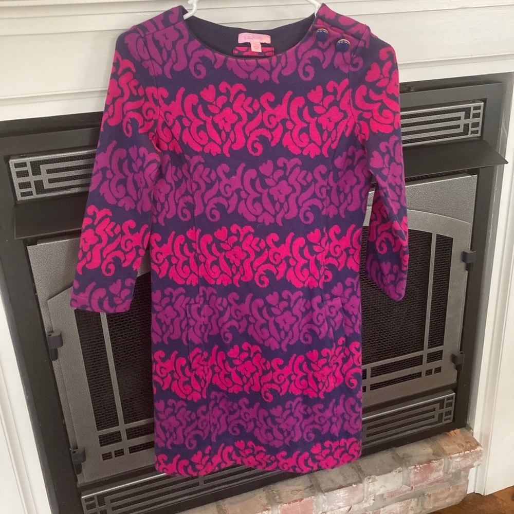XS Lily Pulitzer LS Colorful Dress.